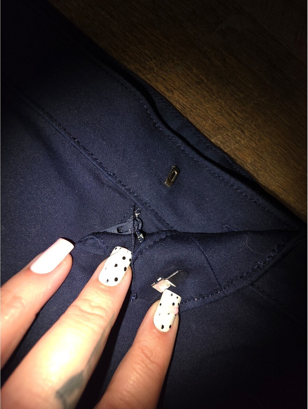 Navy slacks - Picture 2 of 4